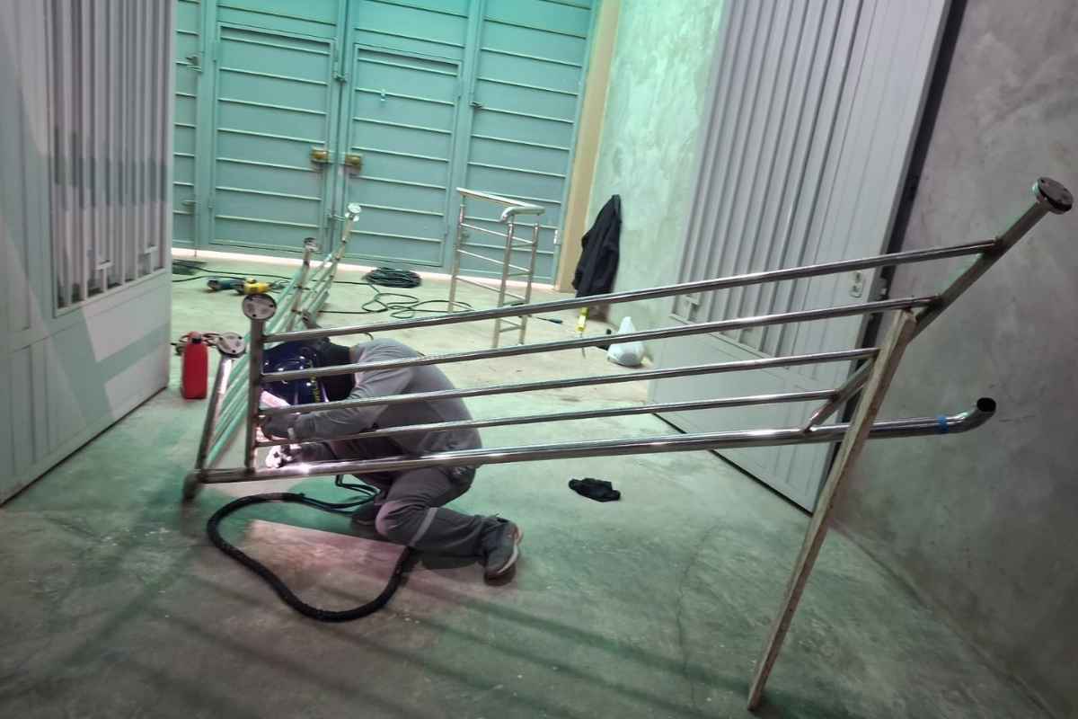 Fabricación e instalación en Acero Inoxidable